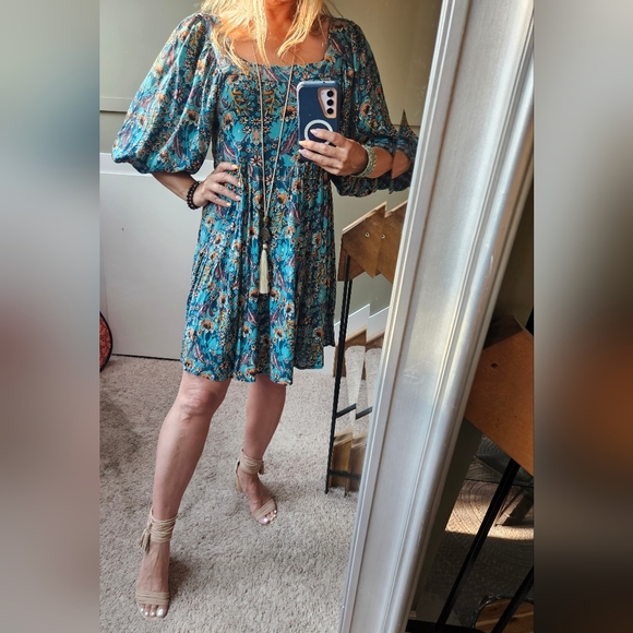 Band of Gypsies boho baby doll dress - Picture 9 of 10